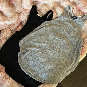 Wilfred Free size small tank tops black and grey.